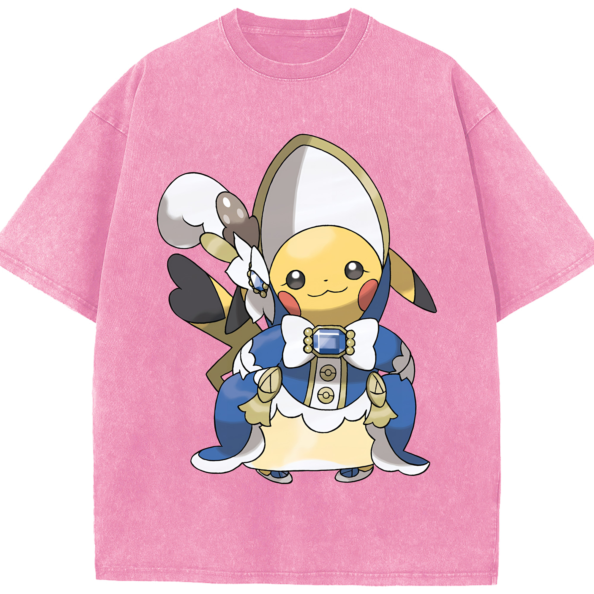 （画像用） ポケットモンスター Pokémon 綿100% ヴィンテージ風 半袖Tシャツ（フロントプリント）